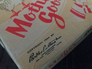 1954 Jogo de cartas vintage Mother Goose