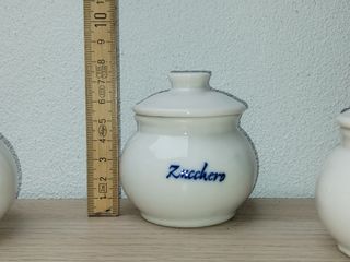 Lotto 6 pezzi Olio Pepe Caffè Zucchero Thè Aceto