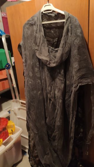 Disfraz fantasma negro adulto
