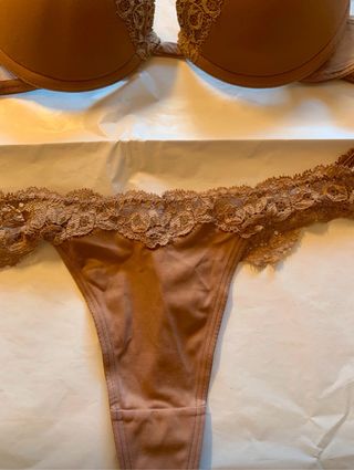 Conjunto bragas tanga y sujetador Selmark S 85 