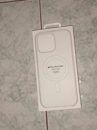 Cover Apple MagSafe trasparente x iPhone 16 ProMax