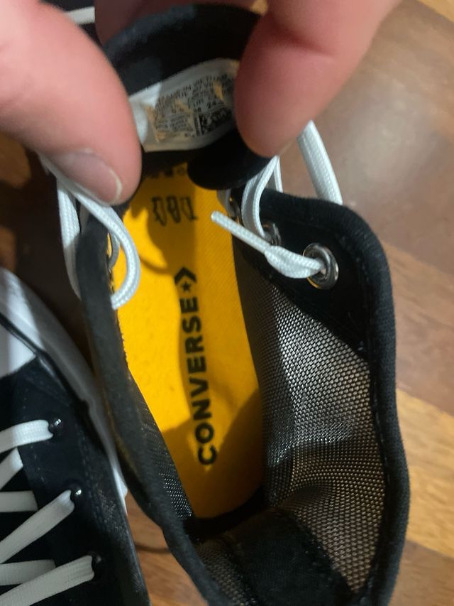 Converse nero e bianco