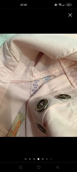Chaqueta tela vaquera