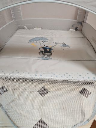 Parque cuadrado MS y colchón Jané