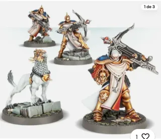 Tres castigators con grifo