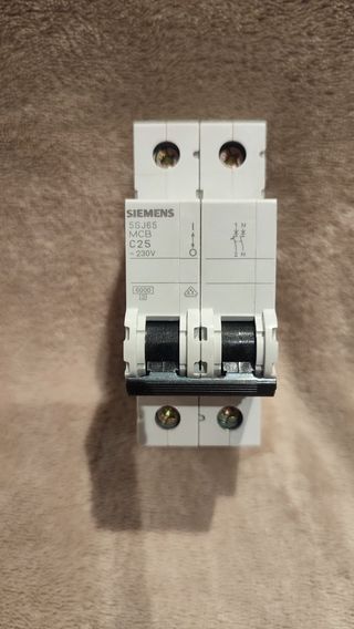 interruptor automático 1P N 25A