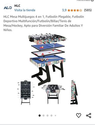 Biliardino. Tavolo multigioco per bambini. 