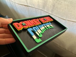 DONKEY KONG COUNTRY - Logo 3D multicolor