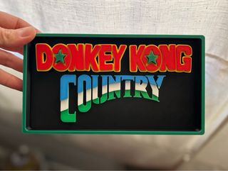 DONKEY KONG COUNTRY - Logo 3D multicolor
