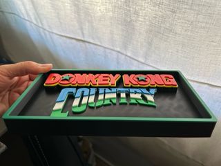 DONKEY KONG COUNTRY - Logo 3D multicolor