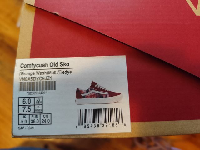 Vans burdeos número 38