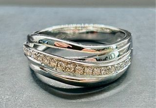 P5748JGA ANILLO ORO BLANCO