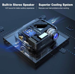 Proyector Excelvan y trípode