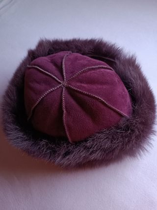 Gorro mujer shearling piel natural Sombrero