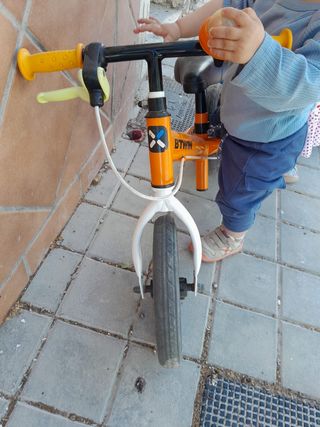 Bicicleta infantil sin pedales