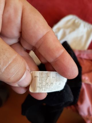 5 Bragas algodón sin estrenar.Talla XL