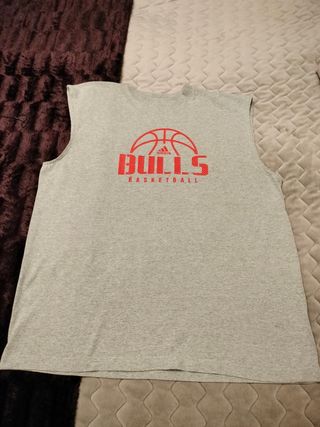 Camiseta Adidas vintage Bulls basketball.  Talla L