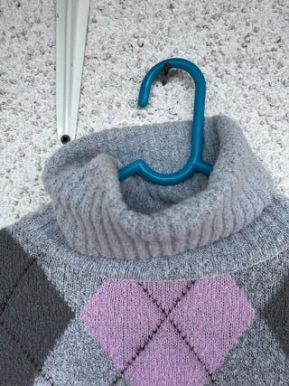 Cardigan vintage a rombi