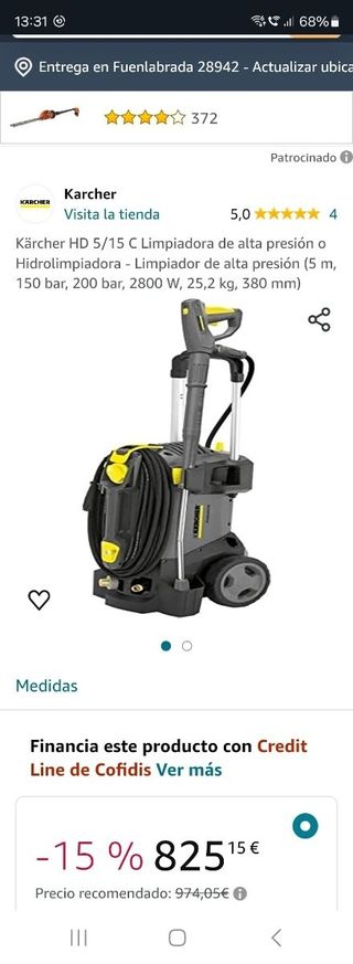 Karcher HD5/15c hidrolimpiadora