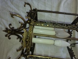 Lampara de bronce