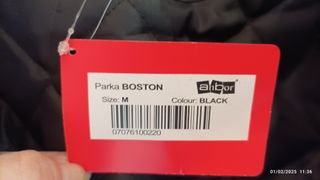 Vendo Abrigo/Parka Boston. Talla M.