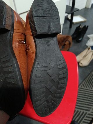 Stivaletto pelle marrone donna