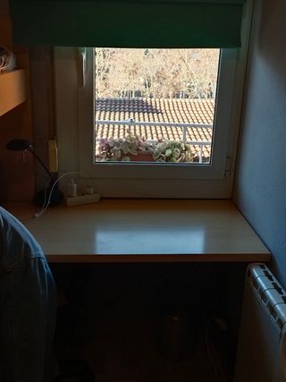 Litera con armario y escritorio 