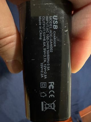 Cargador rapido americano