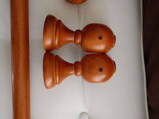 Barra cortina madera