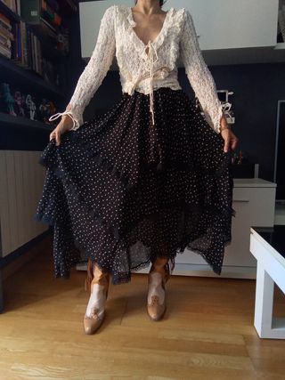 FALDA BOHO SIN ESTRENAR CON ETIQUETA 