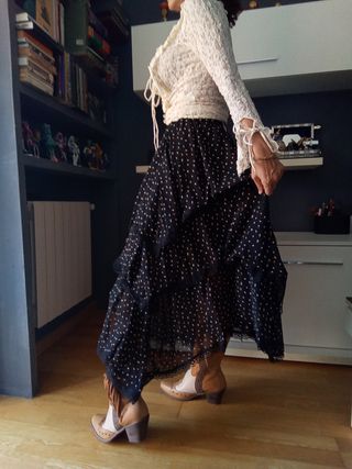 FALDA BOHO SIN ESTRENAR CON ETIQUETA 