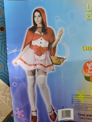 Disfraz Caperucita Roja.
