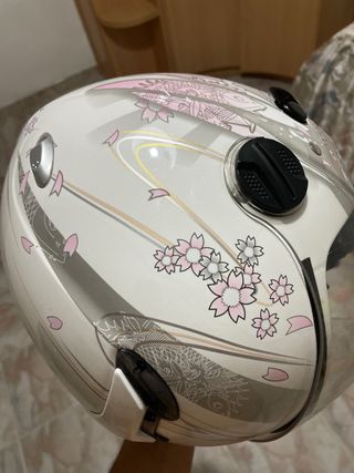 Casco moto dama S