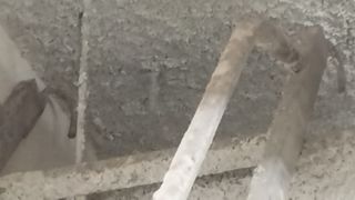 Escalera de obra grande