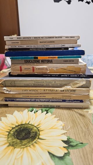Set 15 libri educazione fisica