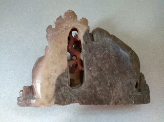 Vaso cinese in pietra ollare primi '900