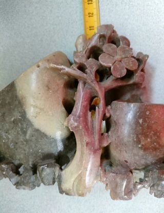 Vaso cinese in pietra ollare primi '900