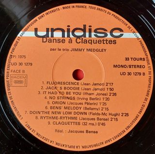 Danse a Claquettes (vinilo)