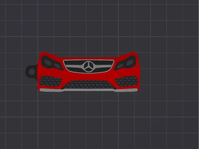 Llavero 3D personalizado Mercedes Clase E 220 AMG