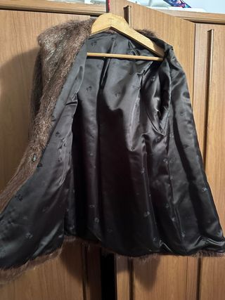 Abrigo de piel de zorro