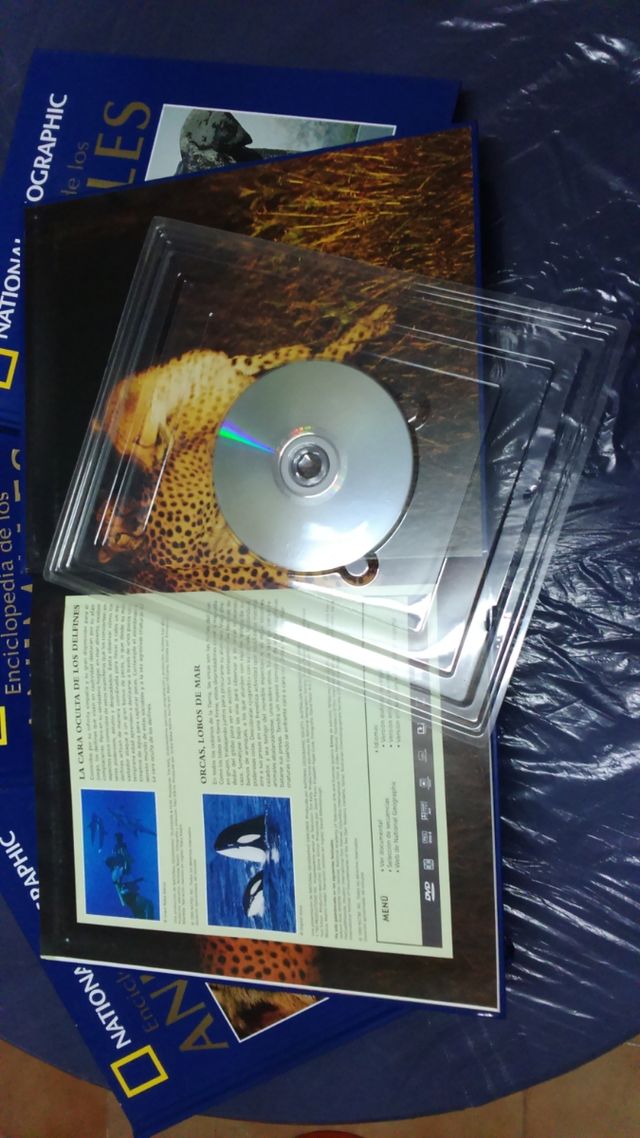 4 tomos enciclopedia animales Nacional Geographic