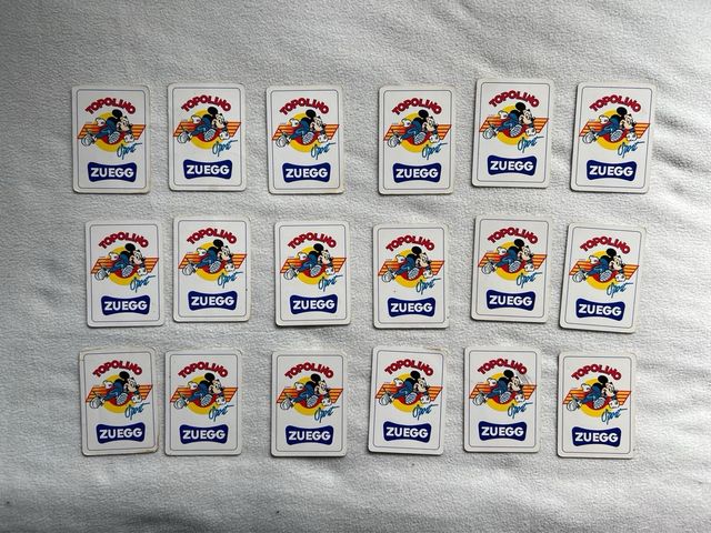 Lotto carte da gioco Topolino