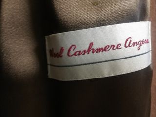 Abrigo largo mujer cashmere marron