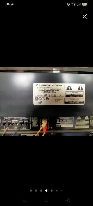 Impianto vintage HiFi Pioneer X420