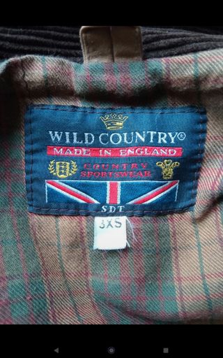 Cazadora encerada inglesa