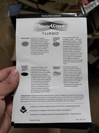 Horno de convección flavor wave