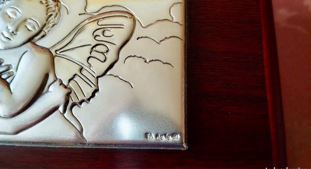 Caja Joyero Decorada Con Plata,Claraluna