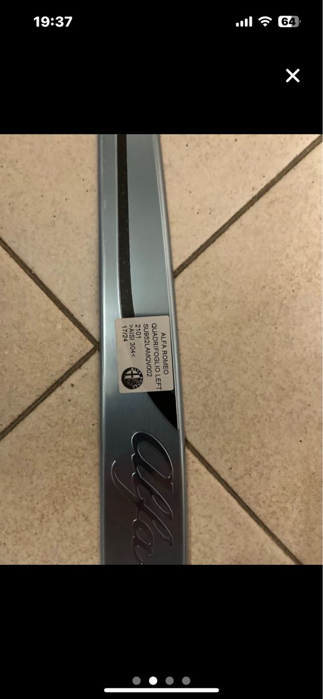 BATTITACCO ALFA ROMEO GUILIA 2017