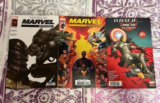 Pack de cómics Marvel.