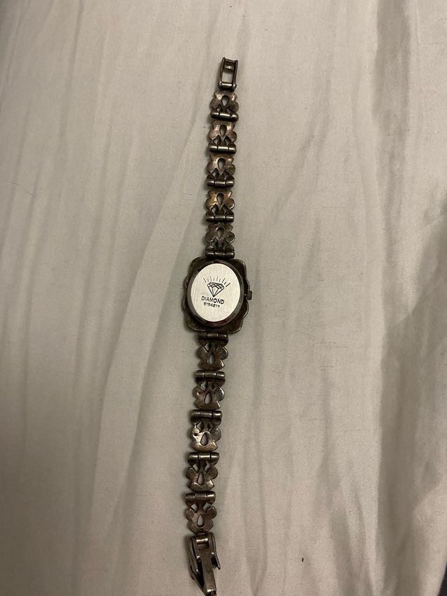 Reloj de plata diamond